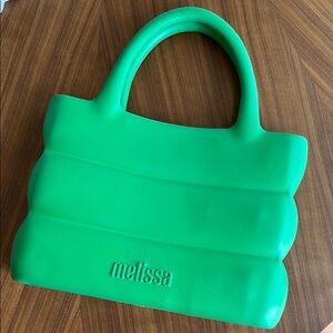 Melissa Vibrant Green Tote Bag